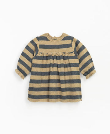 Jersey jurk met streepjes - Nature Melange